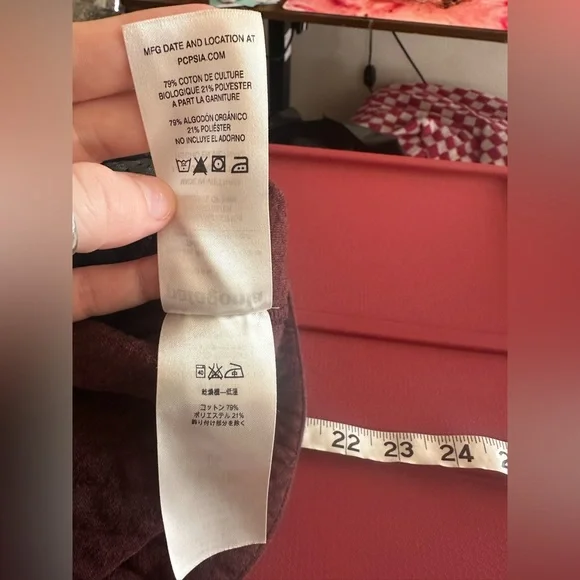 Patagonia W's Organic Cotton Quilt Hoody Style #25316 light balsamic maroon S - Picture 6 of 8